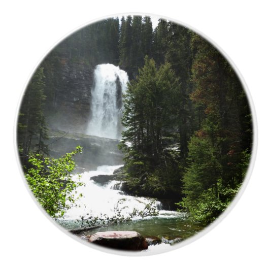 バージニア滝アットグレイシャナショナルパーク セラミックノブ (正面)