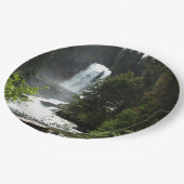 バージニア滝アットグレイシャナショナルパーク ペーパープレート (アングル)