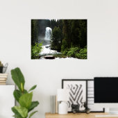 バージニア滝アットグレイシャナショナルパーク ポスター (ホームオフィス)