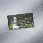 バージニア滝アットグレイシャナショナルパーク マグネット名刺 (インサイチュ)