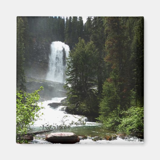 バージニア滝アットグレイシャナショナルパーク マグネット (正面)