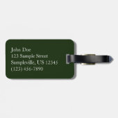 バージニア滝アットグレイシャナショナルパーク ラゲッジタグ (裏面横)