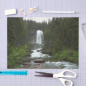 バージニア滝アットグレイシャナショナルパーク 薄葉紙 (クラフト)