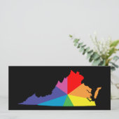 バージニア色バースト 招待状 (スタンド正面)