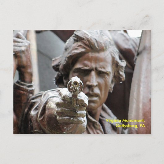 バージニア記念碑ゲチスバーグ葉書 ポストカード (正面)