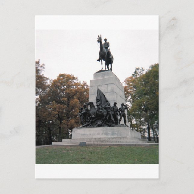 バージニア記念館ゲチスバーグNMP ポストカード (正面)