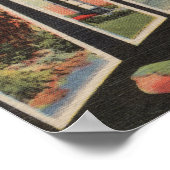 バージニア語(リンゴ/花) – 大きな文字のシーン ポスター (角)