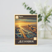 バージニア，アレクサンドリア |ヴィンテージはがき ポストカード (スタンド正面)