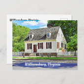 バージニア・ウィリアムスバーグ ポストカード (正面/裏面)