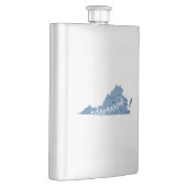 バージニア・ウッド・グレイン・ダマスカス フラスク (右)