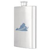 バージニア・ウッド・グレイン・ダマスカス フラスク (左)