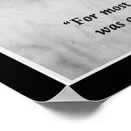 バージニア・ウルフ・ウーマンは匿名の引用文ポスター ポスター (角)