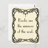 バージニア・ウルフ・オン・ブックス ポストカード (正面/裏面)