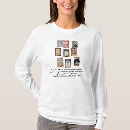 バージニア・ウルフ・ブックス Tシャツ (正面)
