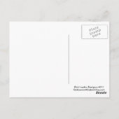 バージニア・ウルフ「平和を見つける」知恵の引用文・ギフト ポストカード (裏面)