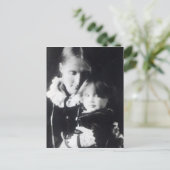 バージニア・ウルフ、母ジュリアと1884年 ポストカード (スタンド正面)