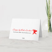 バージニア·ウールフ「ラブ·オータム」ラブ·引用文贈り物 カード (裏面)