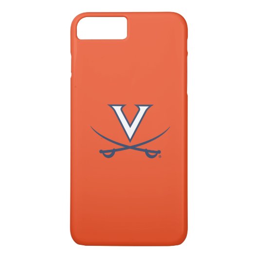 バージニア・カバリアーズ V スウォーズ | 青 Case-Mate iPhoneケース (裏面)