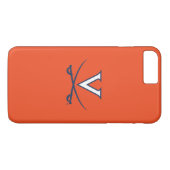 バージニア・カバリアーズ V スウォーズ | 青 Case-Mate iPhoneケース (裏面(横))