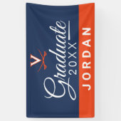 バージニア·カヴァリエ大学院 横断幕 (縦)