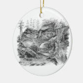 バージニア・ケンドール・レッジス・トレイル(CVNP) セラミックオーナメント (左)