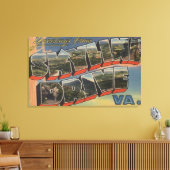 バージニア – スカイラインドライブ(国立公園) キャンバスプリント (インサイチュ (リビング))