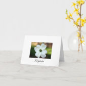 バージニア·ドグウッド カード (黄色い花)