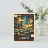 バージニア・ハンプトン |ヴィンテージはがき ポストカード (スタンド正面)