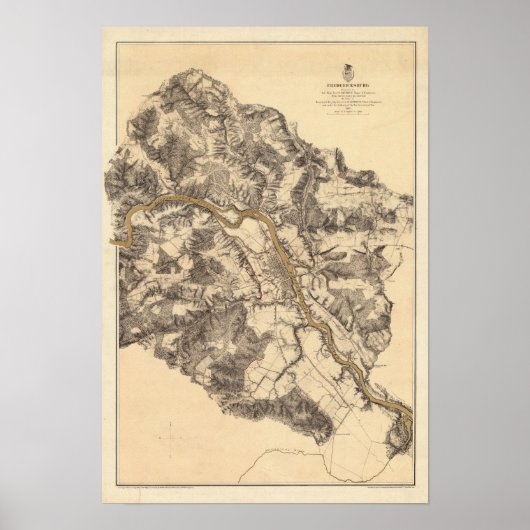 バージニア，フレデリックスバーグ ポスター (正面)