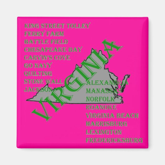 バージニア マグネット (正面)