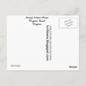 バージニア、マーティロブスターハウス、バージニアビーチ ポストカード (裏面)