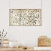 バージニア、メリーランド、デラウェア ポスター (キッチン)