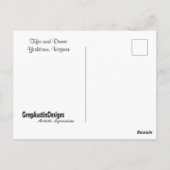 バージニア・ヨークタウン ポストカード (裏面)