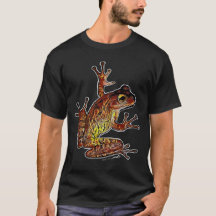 バージニア・ライト大型カエルグラフィックTシャツ