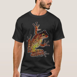 バージニア・ライト大型カエルグラフィックTシャツ Tシャツ