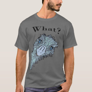 バージニア・ライト・エクスプレッシブEMU顔グラフィックTシャツ Tシャツ