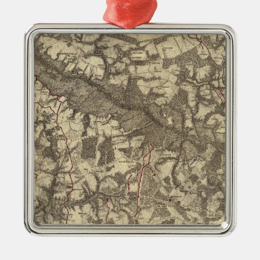 バージニア・リッチモンド メタルオーナメント (正面)