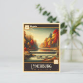 バージニア・リンチバーグ |ヴィンテージはがき ポストカード (スタンド正面)