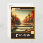 バージニア・リンチバーグ |ヴィンテージはがき ポストカード (正面/裏面)