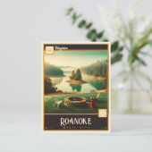 バージニア・ロアノーク |ヴィンテージはがき ポストカード (スタンド正面)