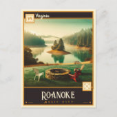 バージニア・ロアノーク |ヴィンテージはがき ポストカード (正面)
