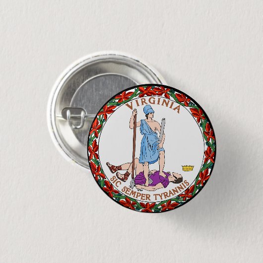 バージニア 缶バッジ (正面&裏面)