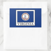 バージニア 長方形シール (バッグ)