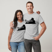 バージニアShape Tシャツの州 Tシャツ (ユニセックス)