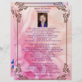 バージョン作家Cheryl Kinneyパーソナライズされた紙 (正面/裏面)