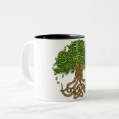 バージョン3生命の樹 ツートーンマグカップ (正面左)