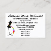 バージョン5裁縫 名刺 (裏面)