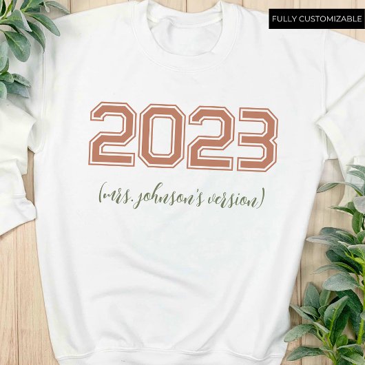 バージョン89カスタムの年パーソナライズされた名多様性 スウェットシャツ