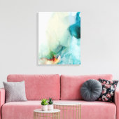 バージョン – 青い水色 キャンバスプリント (インサイチュ (リビング))