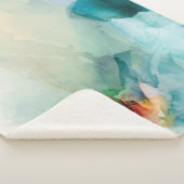 バージョン – 青い水色 シェルパブランケット (3/4)